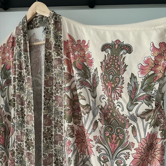Anthropologie | Bl-nk Garden Kimono, sz L - Picture 7 of 7
